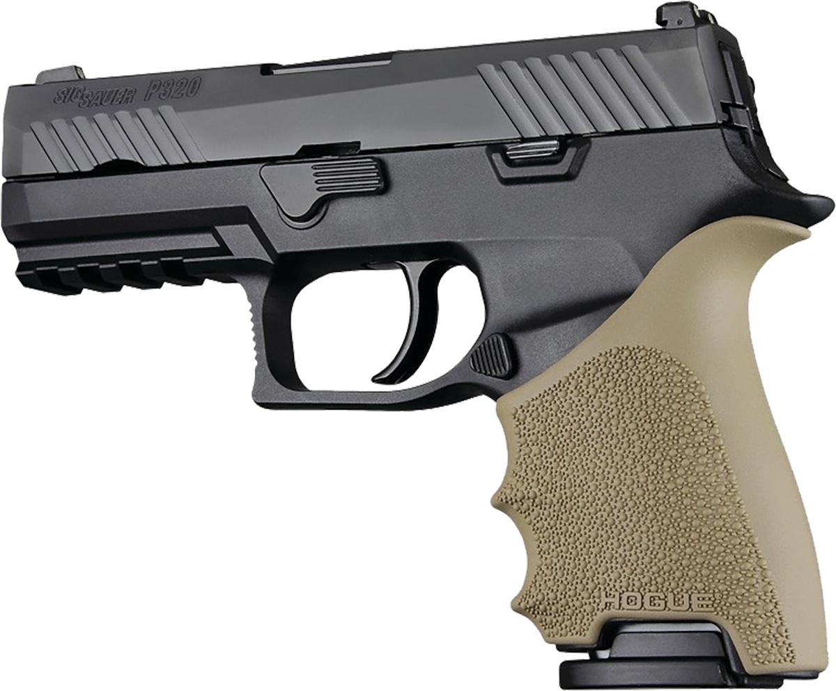 Hogue Inc. HandAll Beavertail Grip Sleeve Sig Sauer P320 Compact Flat Dark Earth
