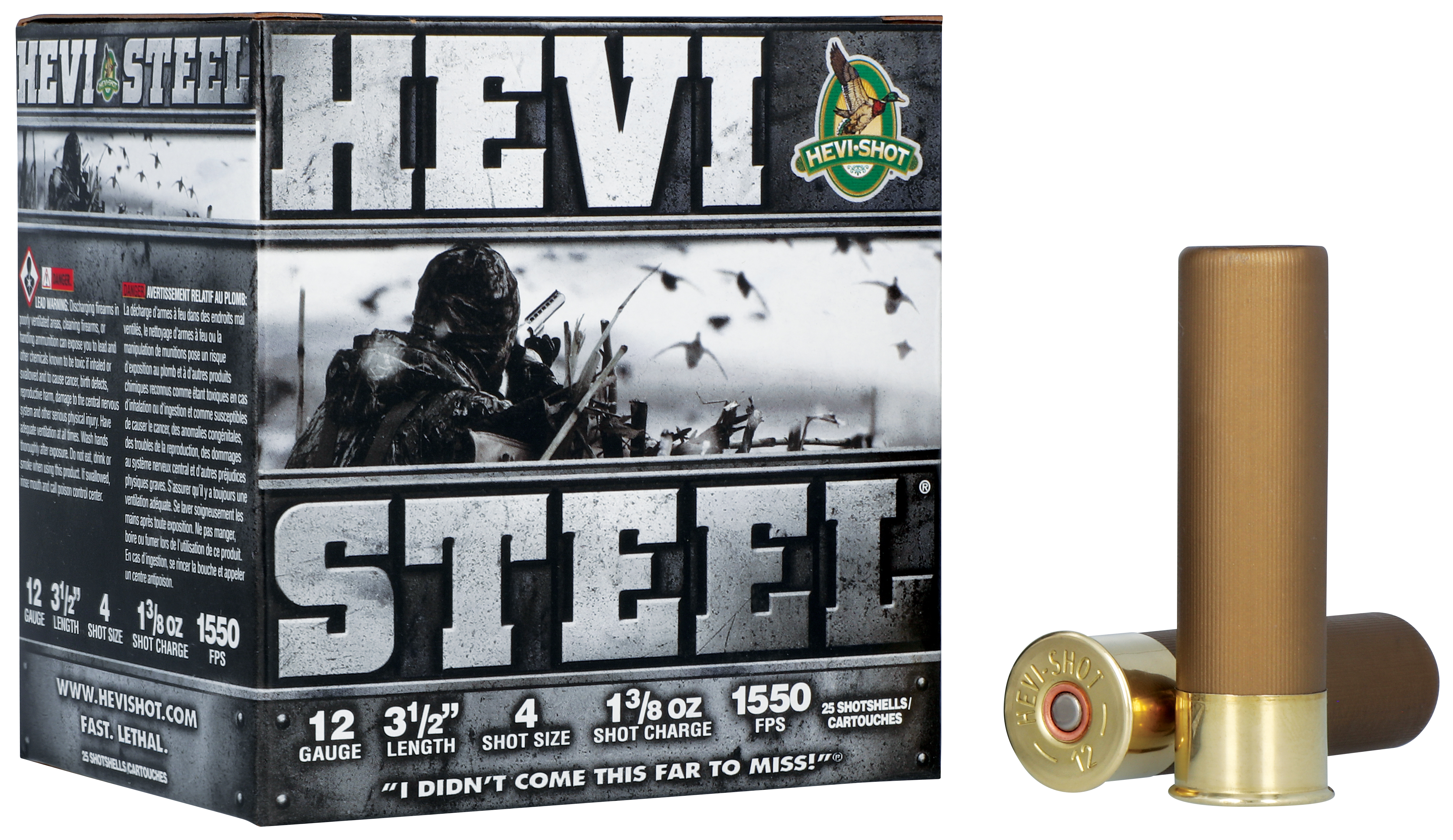 Hevi-Shot HEV 12G 3.5-1.375-4 HVSTL 25RD 10BX/CS