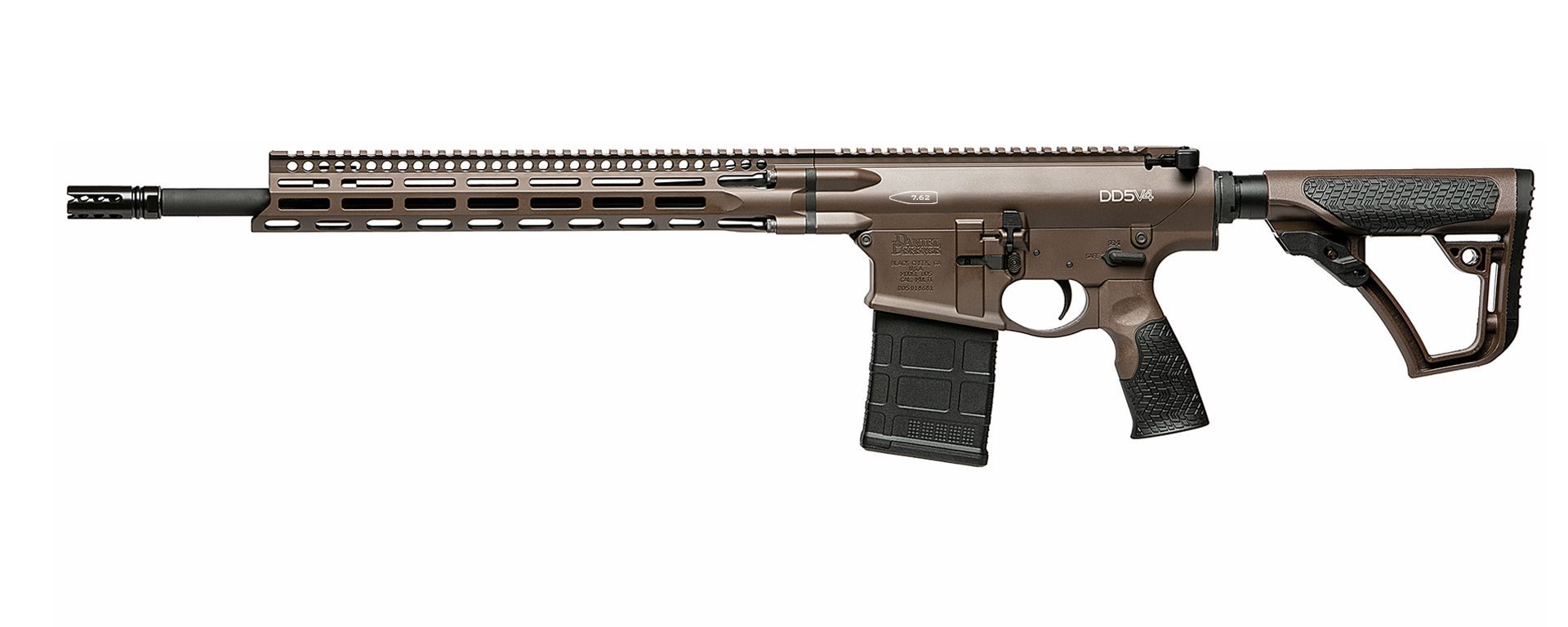 DANIEL DEFENSE DD5 V4 RIFLE 7.62NATO DD5 RAIL 18" Mil Spec+ 1-20RD MAG