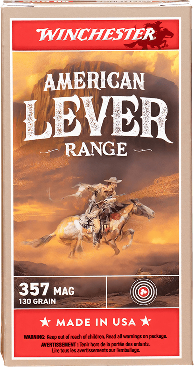 WINCHESTER 357 MAG FMJ AMERICAN LEVER MAWI 130 GR 50RD/BX 10BX/CS