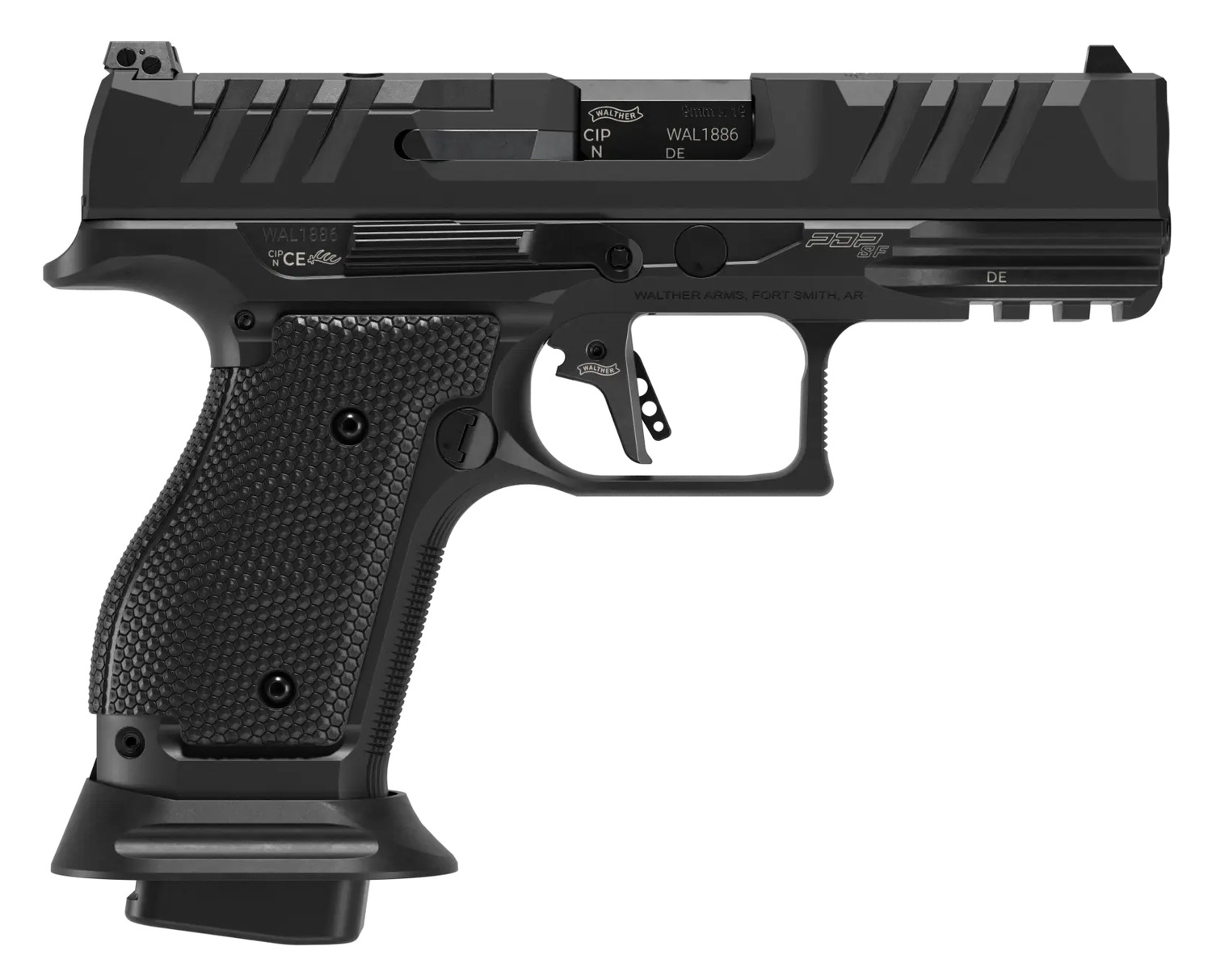 WALTHER PDP COMPACT SF PRO STEEL FRAME 9MM 4.6" 2-10RD MAGS