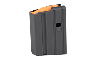 ASC AR Family Rifle Magazine Orange Follower .223 Remington Black Stainless Steel 10/rd