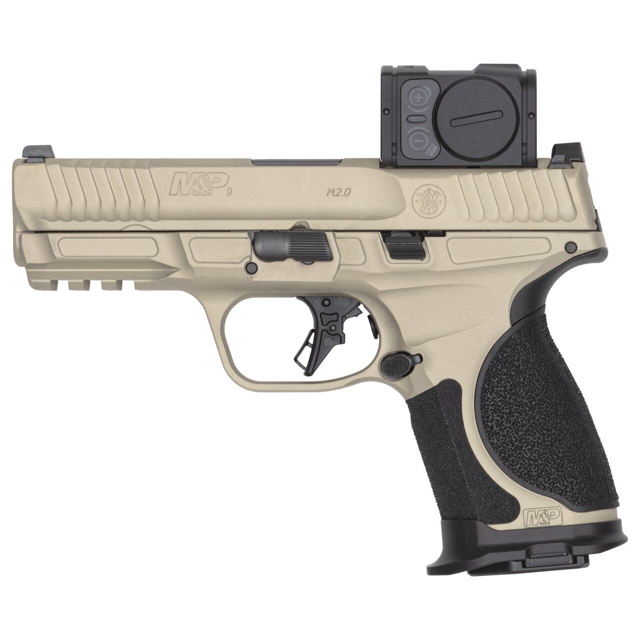 Smith & Wesson Inc. S&W M&P9 M2.0 Metal Comp Spec Series VI Bundle 9mm Luger 15rd Magazines(3) 4" Comp Barrel Champagne Cerakote
