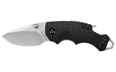 Kershaw Shuffle Folding Steel Knife 2-1/4" Drop Point Blade Black Handle