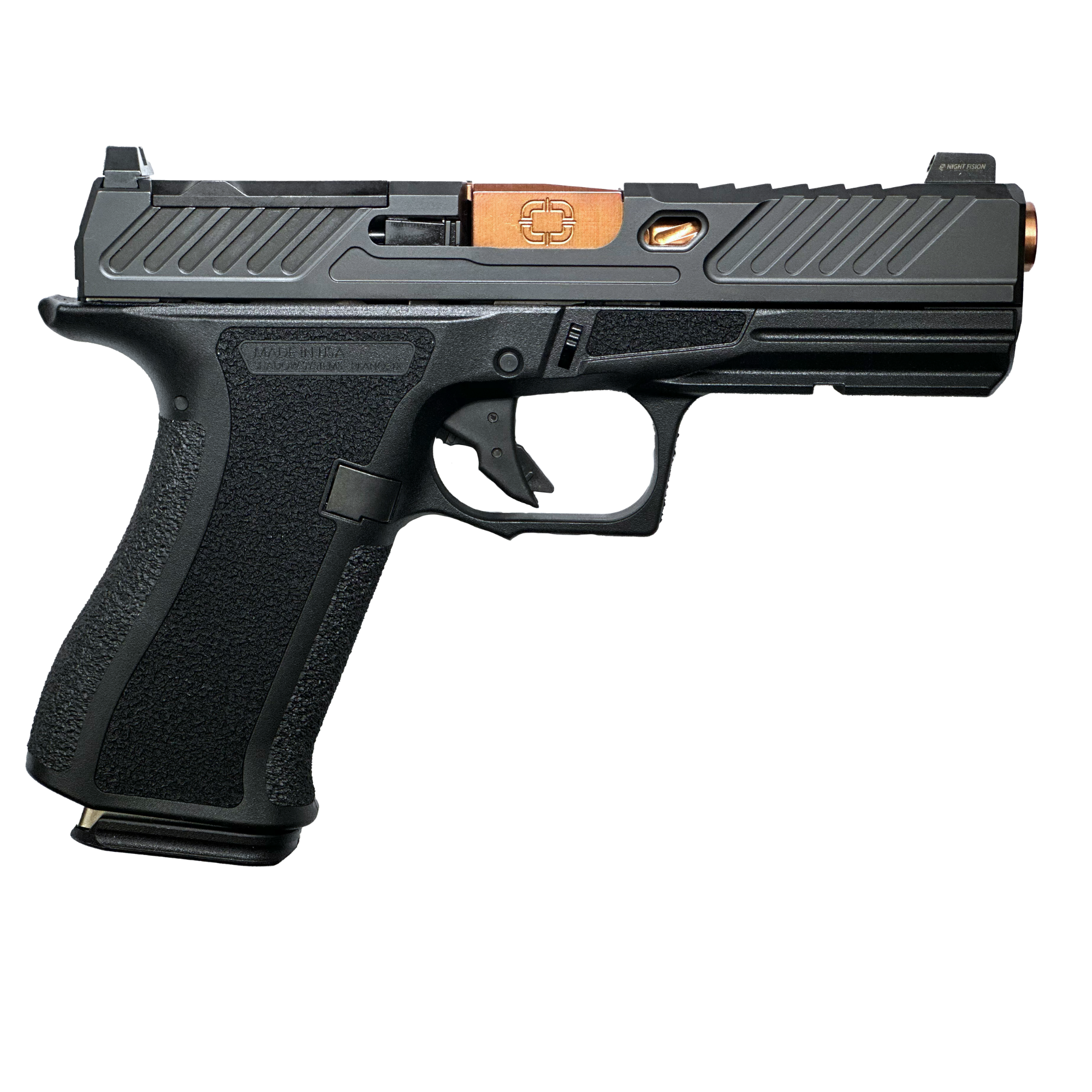 Shadow Systems CR920XL ELITE Slide Optic Handgun 9mm Luger 10rd Magazines 4.18" Spiral Bronze Barrel