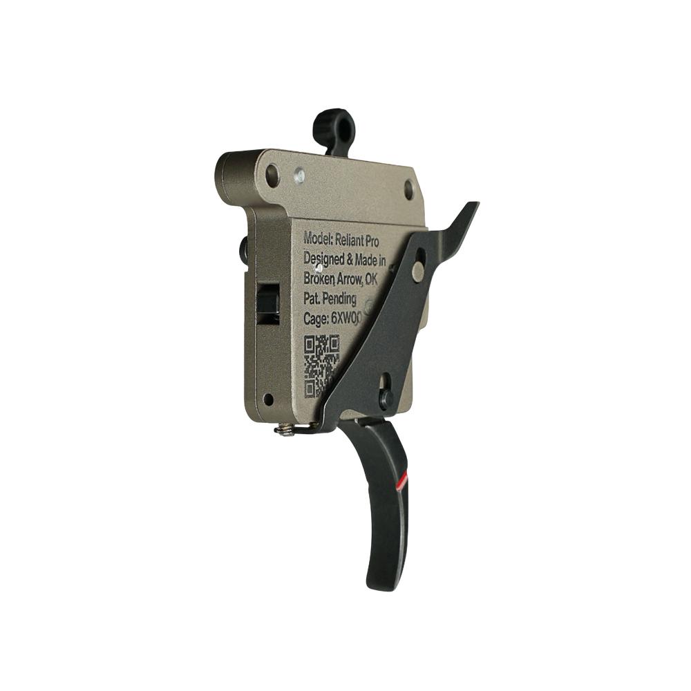 Rise Armament Reliant Pro Rem 700 Rifle Trigger Curved Black