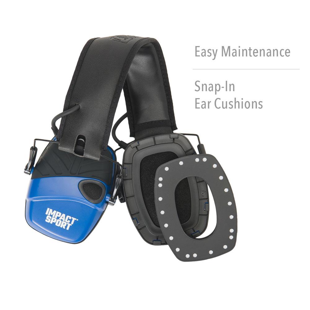 Westchester Protective Gear DBA PIP Global Safety Howard Leight Impact Sport Electronic Ear Muffs 22db Blue