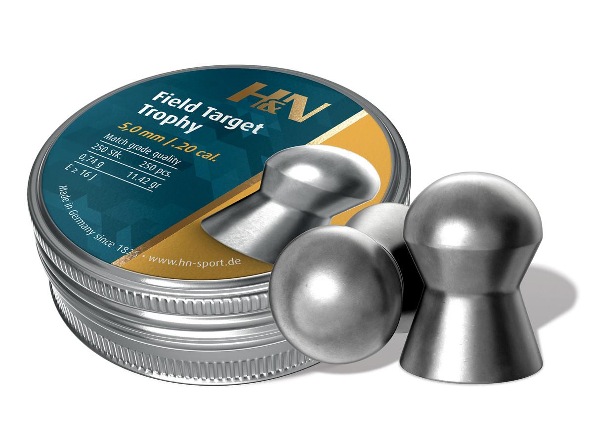 Hatsan USA / Escort Shotguns H&N Field Target Trophy Pellets .20 cal. 250/ct Round Tin