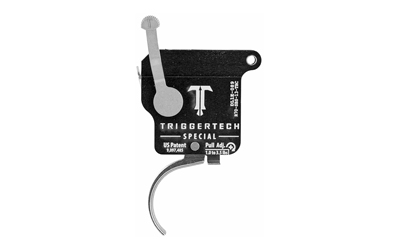 TriggerTech Rem 700 Special Curved Trigger Single Stage Stainless Steel/Black