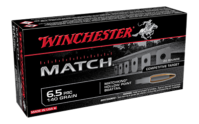 Winchester Match Rifle Ammunition 6.5 PRC 140 gr. BTHP 3030 fps 20/ct