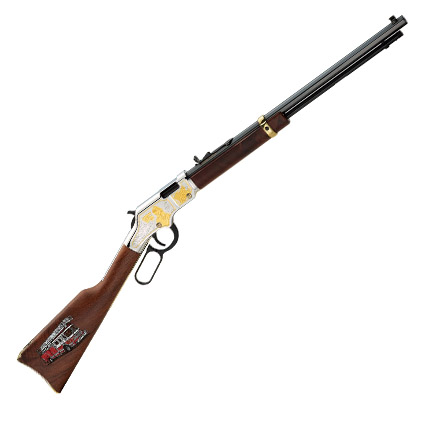 Henry Golden Boy Firefighter Tribute Edition Rifle .22 LR 16rd Magazine 20" Barrel Walnut