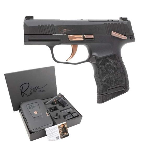 SIG SAUER P365 380ACP ROSE PSTL M.S. 2-10RD OPTIC RDY