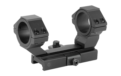 NcStar AR-15 Integral Rings & Base Cantilever Scope Mount QR Weaver Style / Rear Ring 30mm & 1" Inserts