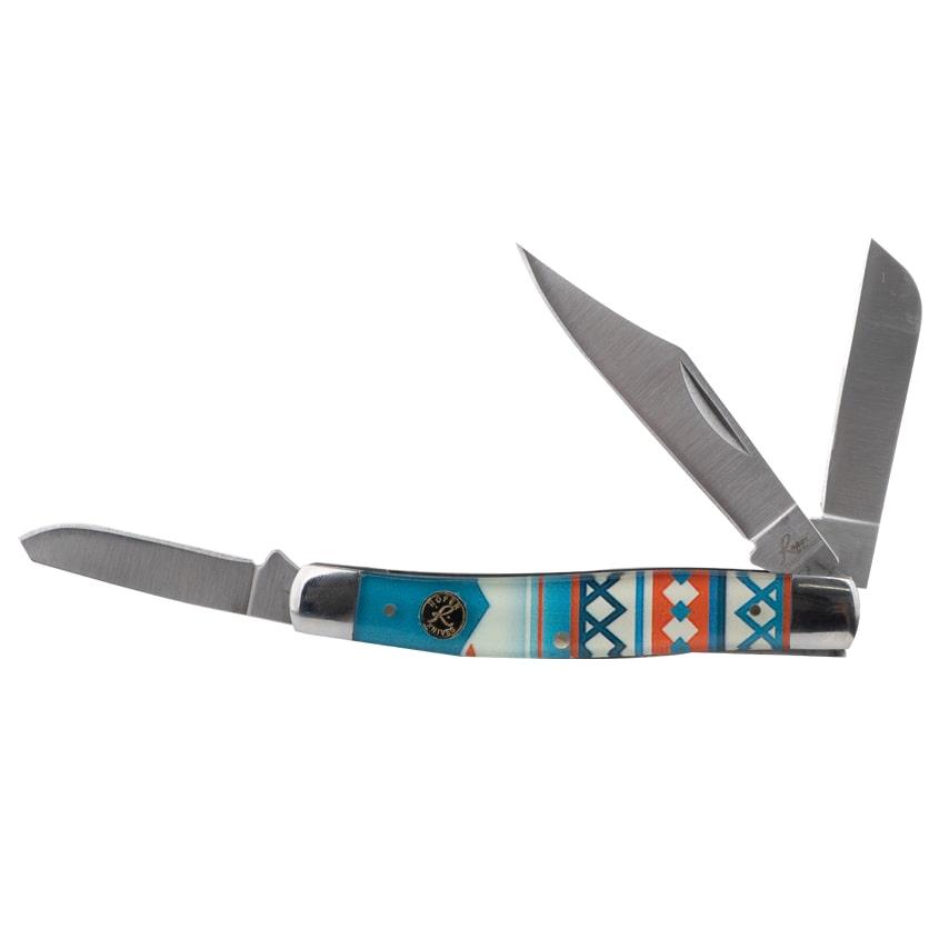 Rock Ridge Outdoors ABKT Roper Stockman Sunset Knife 3 Blades