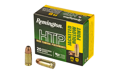 Remington HTP Handgun Ammunition 9mm Luger 147gr JHP 990 fps 20/ct