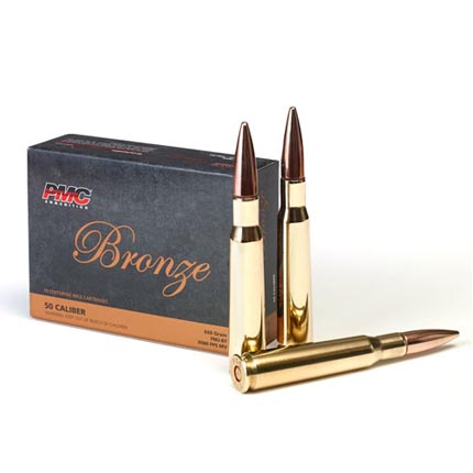 PMC Ammunition .50 BMG 660GR FMJ Boattail