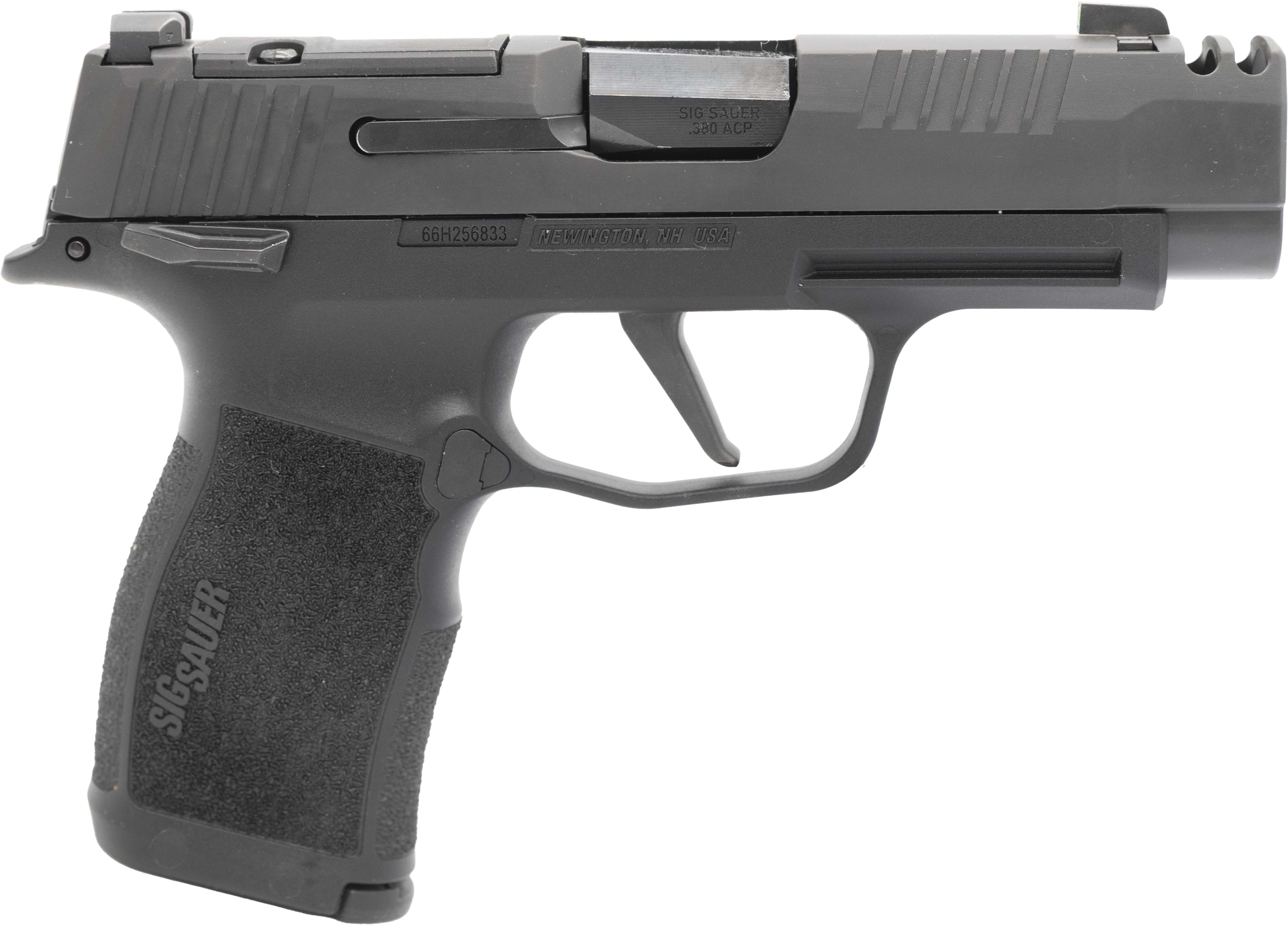 Sig Sauer P365 XL Comp Handgun .380 Auto 12rd Magazine(2) 3.1" Comp Barrel Black Optic Ready Manual Safety