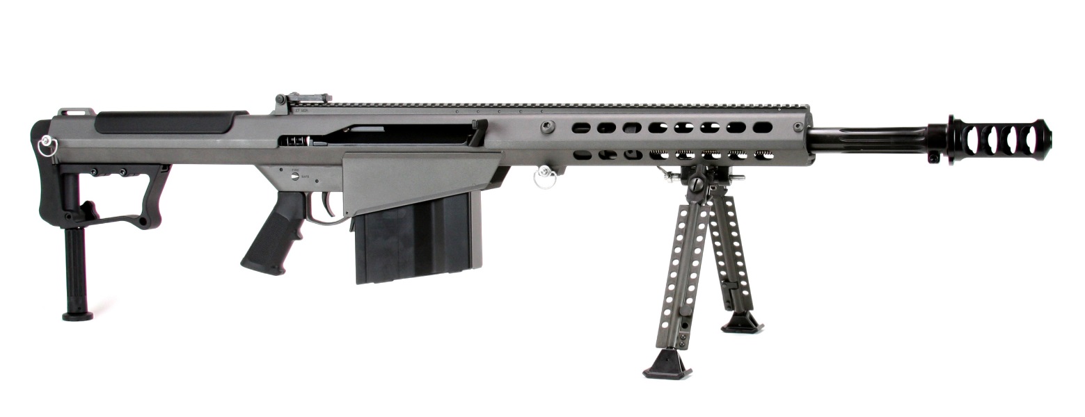 Barrett M107A1 Rife 50 BMG 10rd(1) Magazine 20" Fluted Barrel Grey Cerakote