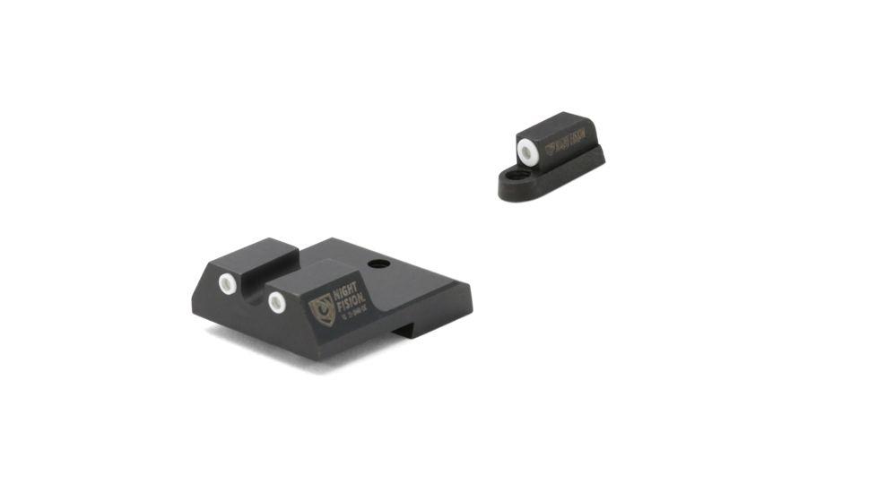 Night Fision LLC Perfect Dot NS Setw/White Front + U White Rear for CZ-USA P-10 C