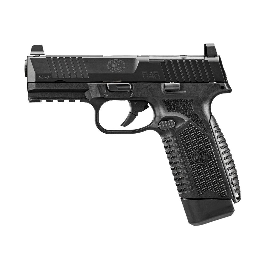 FN 545 MRD NMS Handgun .45 ACP 10rd Magazines (2) 4.1" Barrel Black