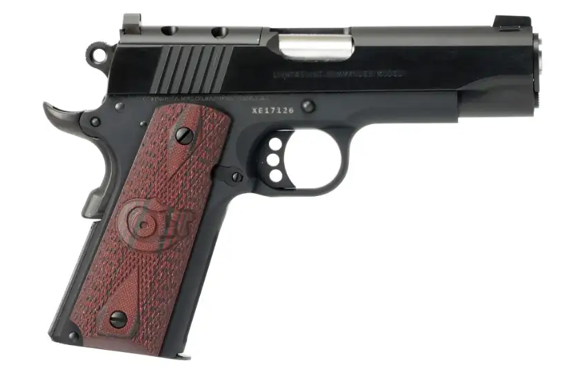 Colt Optic Ready Lightweight Commander Handgun .45 ACP 8rd Magazine 4.25" Barrel Black with G10 Black Cherry Grips