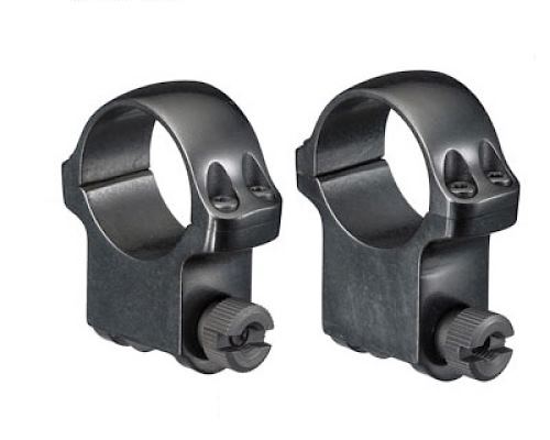 Sturm Ruger & Co Ruger M77 2-Piece Steel Scope Rings 5B/6B 1" High - Matte Blued
