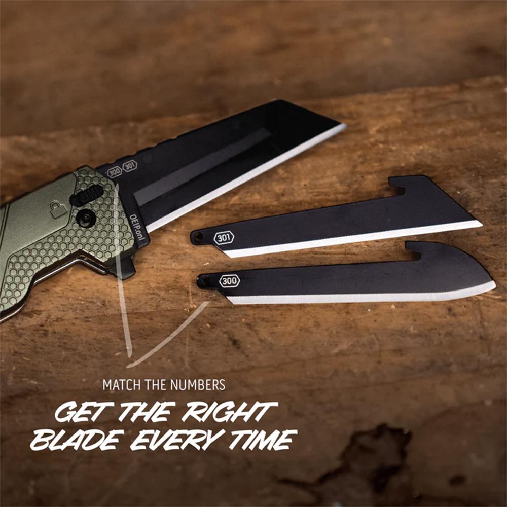 Outdoor Edge Razor XD4 Replaceable Blade Folding Knife 3" Blades