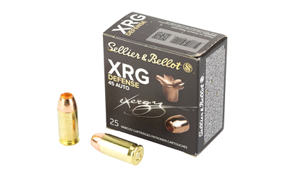 Mag-Tech/Sellier- Bellot Sellier & Bellot XRG Defense Handgun Ammunition .45 ACP 165gr HP 1148 fps 25/ct