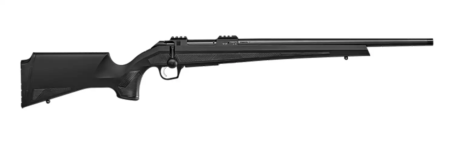 CZ 600 PLUS AL2 ALPHA, 243 WIN, 5 RD, 20IN, 5/8X24, PICATINNY RAIL, BLACK SYNTHETIC SOFT TOUCH STOCK
