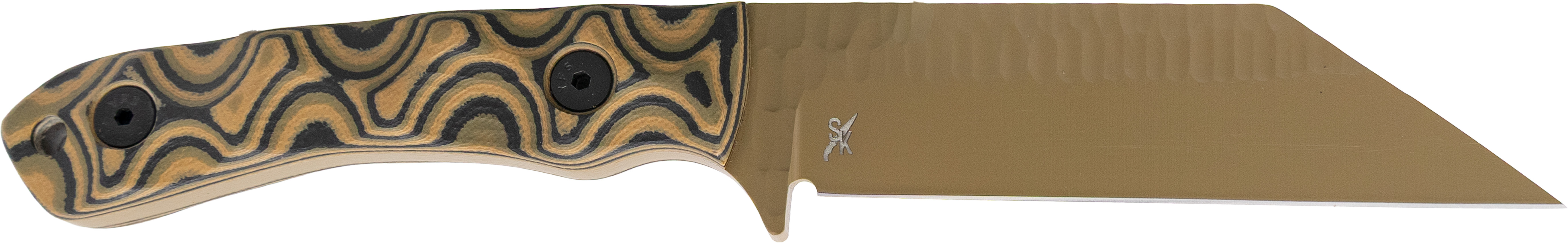 Stroup Knives STP GP3 CAMO G10 FDE CER DE DAVIDSON'S EXCLUSIVE