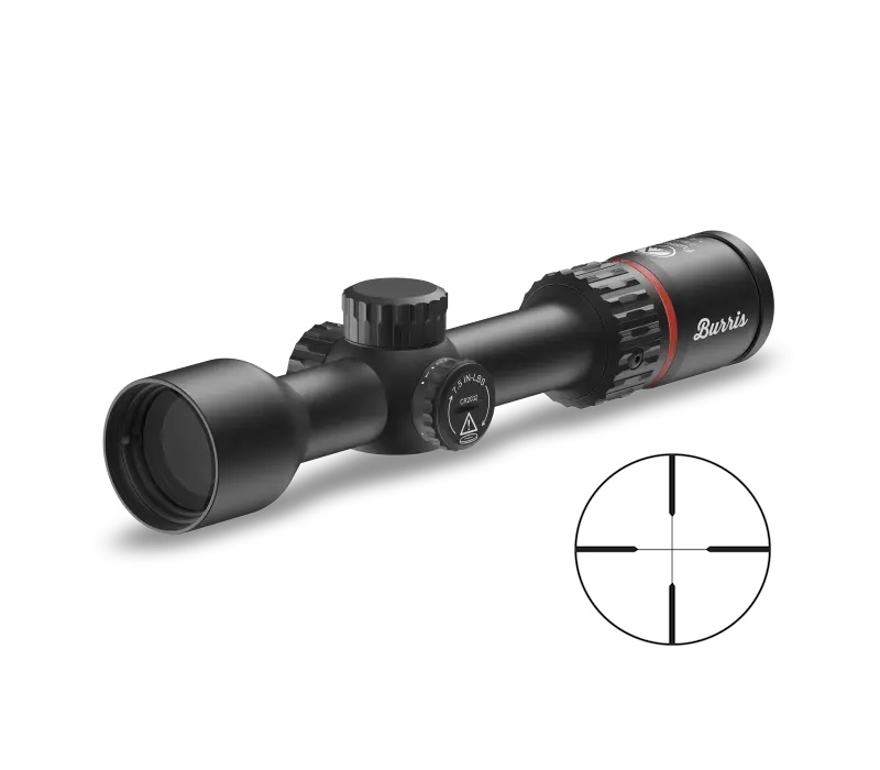 Burris Fullfield Rifle Scope 2-8x35mm 1" SFP Plex Non-Illuminated Black