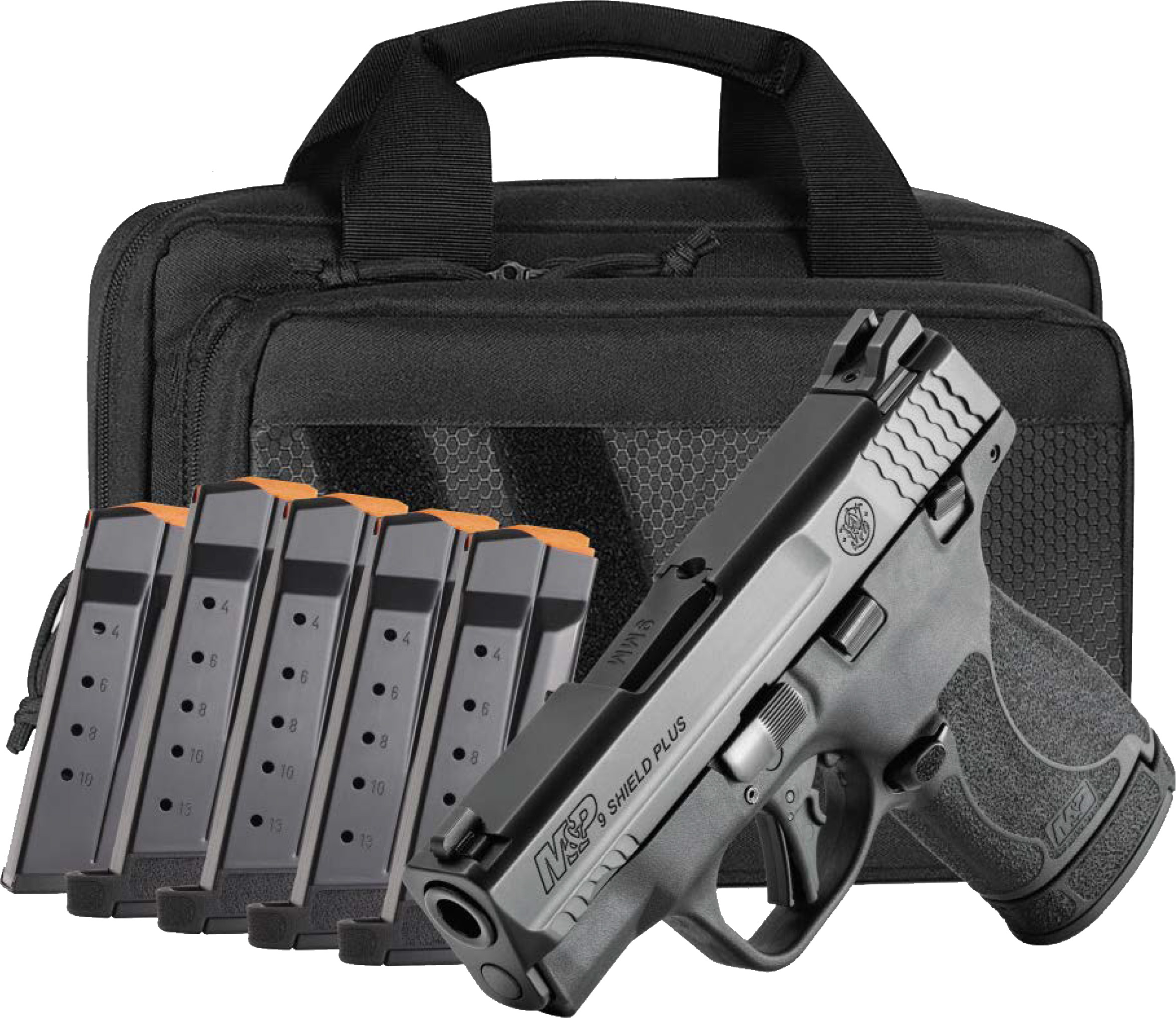 Smith & Wesson Inc. M&P 9 Shield Plus TS Carry On Bundle 9mm Luger 10(1)&13(5)rd Magazines 3.1" Barrel Savior Specialist Bag