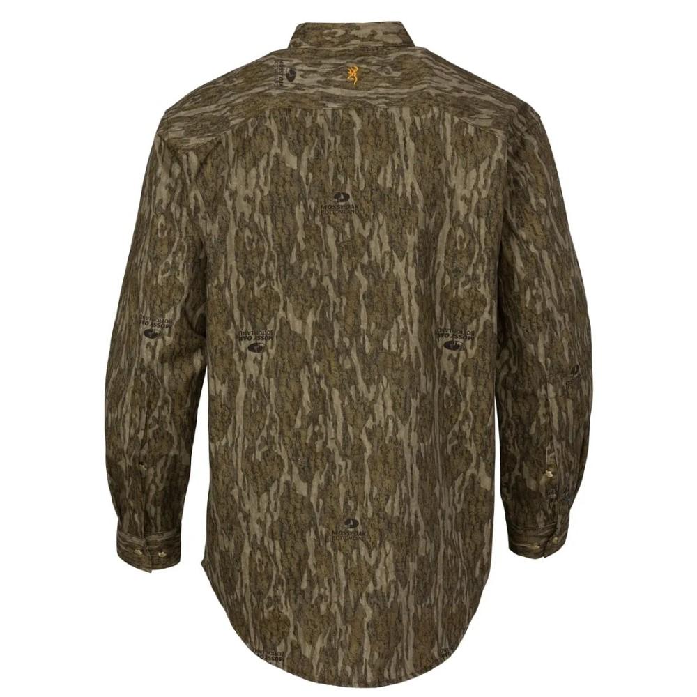 Browning Wasatch-CB Shirt Button-Front 2 Pocket Mossy Bottomland XL