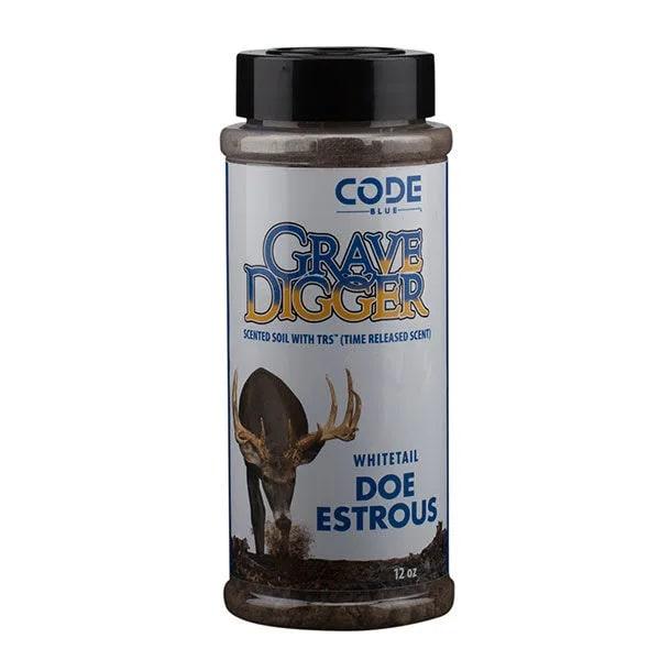 Moultrie Enterprises Code Blue Grave Digger Doe Estrous 12 oz