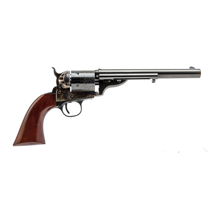 Cimarron FAC 1872 Open Top Navy Grips Handgun .38 Spl 6rd Capacity 7.5'' Barrel Color Case Hardened Walnut Frames