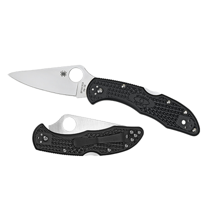 SPYDERCO DELICA4 BLK FFG PLAINEDGE