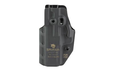BP Tactical DBA Crucial Holster Crucial Concealment Covert IWB Holster for Sig Sauer P365 X-Macro Black Ambi