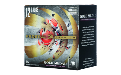 Federal Premium Gold Medal Paper Shotshells 12ga 2-3/4" 1oz 1330 fps #7.5 25/ct