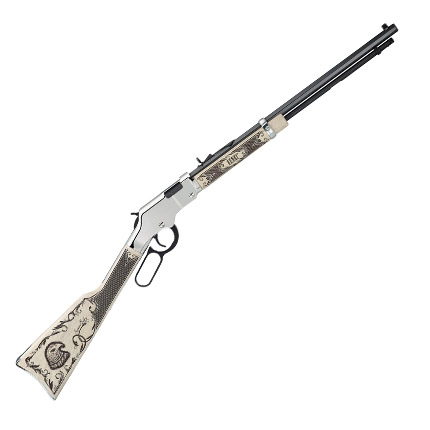 Henry Golden Boy Silver American Eagle Rifle 22 S/L/LR Rifle 16rd LR/21rd S Magazine 20" Barrel Walnut