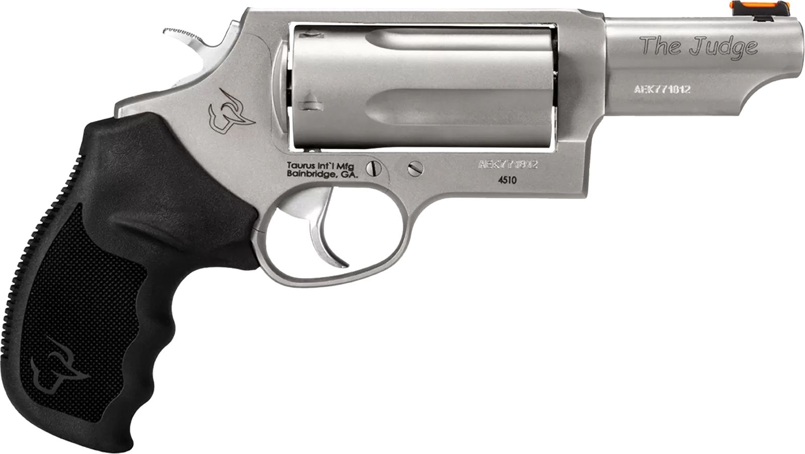 Taurus Judge Toro Mag Handgun .45 Colt/.410 GA 3" 5rd Capacity 3" Barrel Stainless Steel with Black Grips
