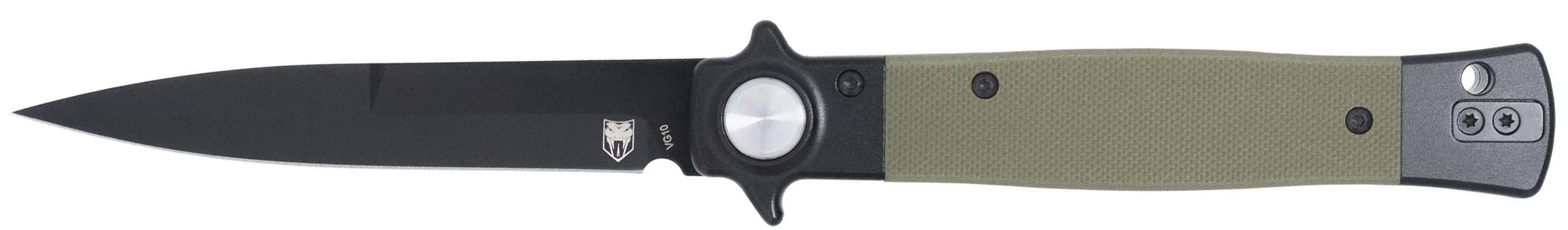 CobraTec Knives CBT STILETTO BUTTON LOCK ODG