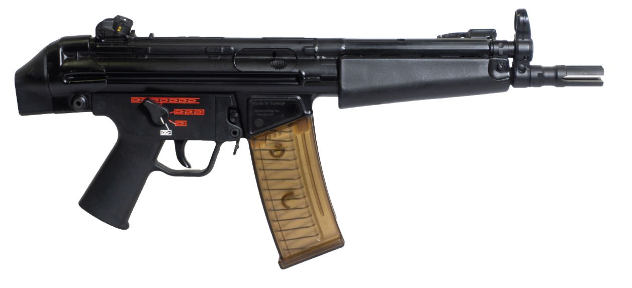 Century Arms AP53 Handgun 5.56x45 NATO 30rd Magazines (2) 8.3" 1/2x28 Threaded Barrel Black