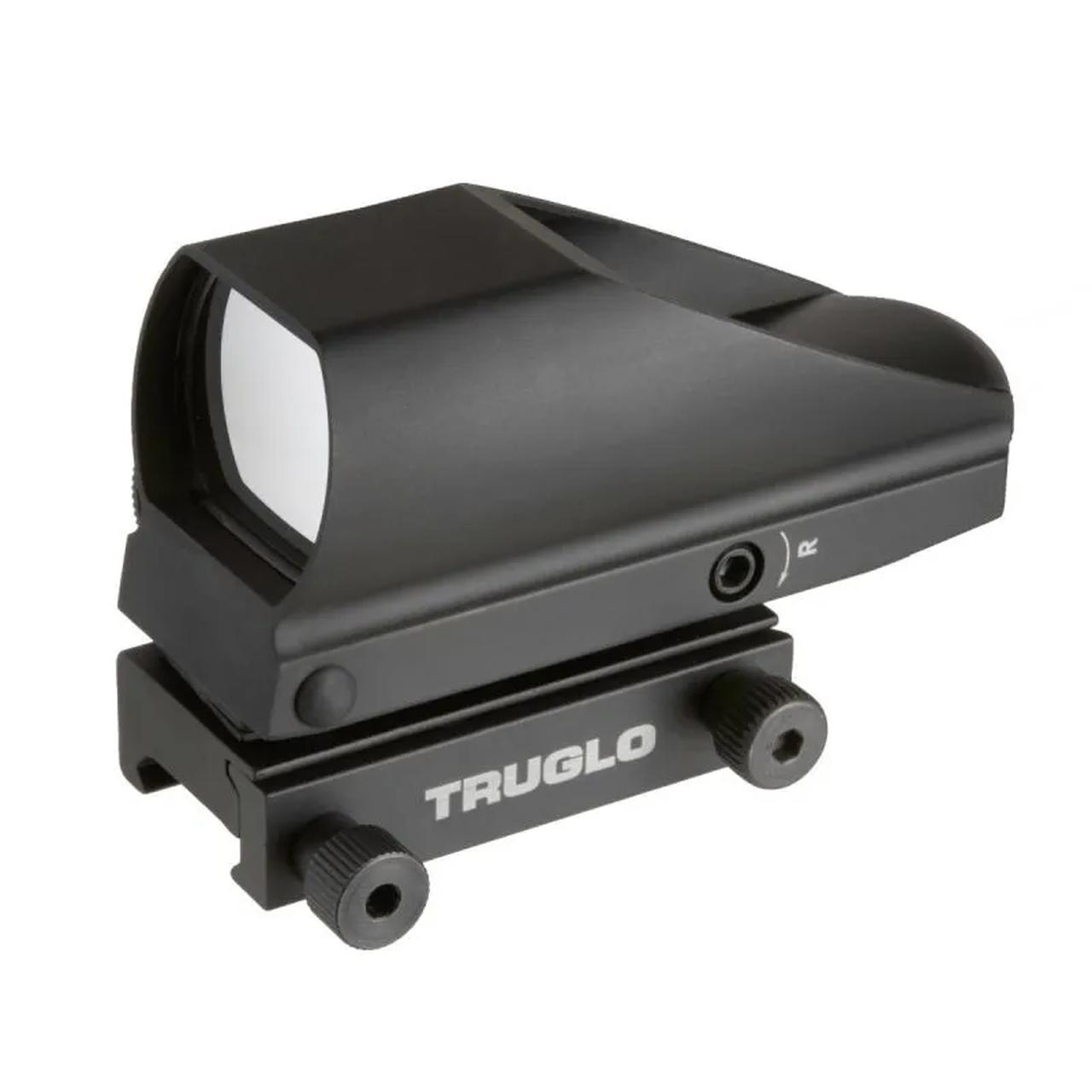 Truglo Tru-Brite Multi-Reticle Dual Color Open Red Dot Sight 24x34mm Window Black