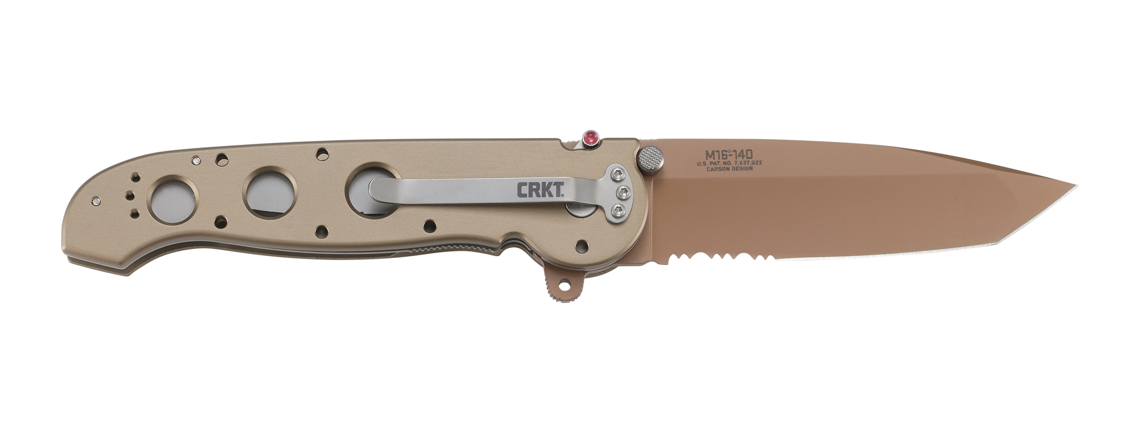 CRKT M16-14D DESERT 3.99" T CMBO