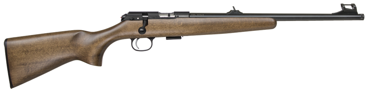 CZ 457 Scout .22LR Single Shot 16.5" Barrel Blued Beechwood Stock