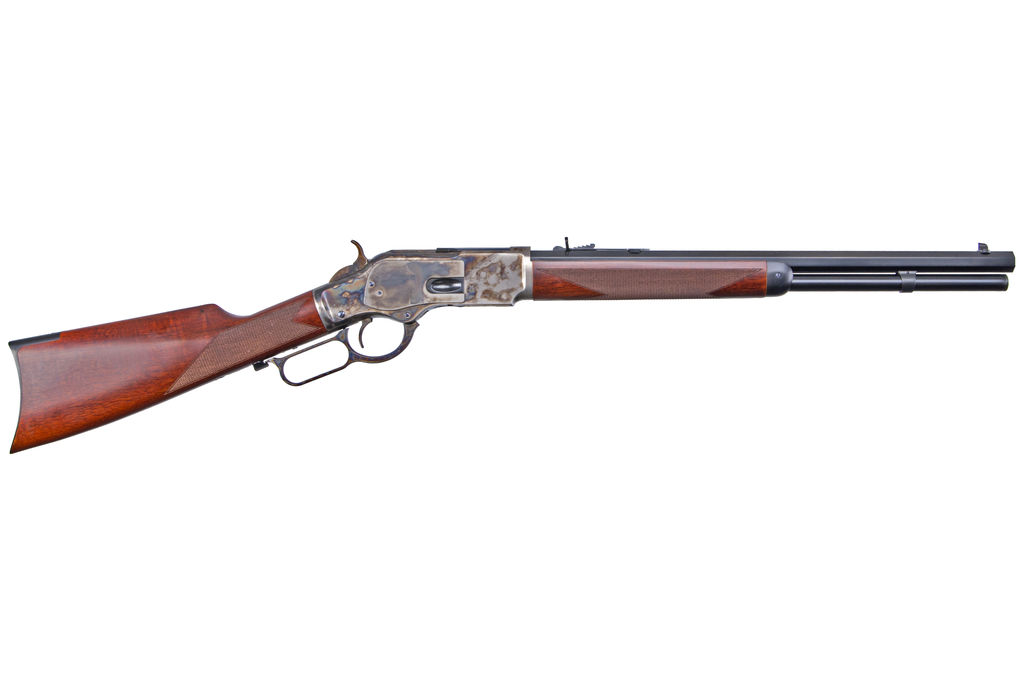 Cimarron Firearms CIM LVR RFL 45LC BLUE BBL 18IN 1873 SADDLE SHORTY