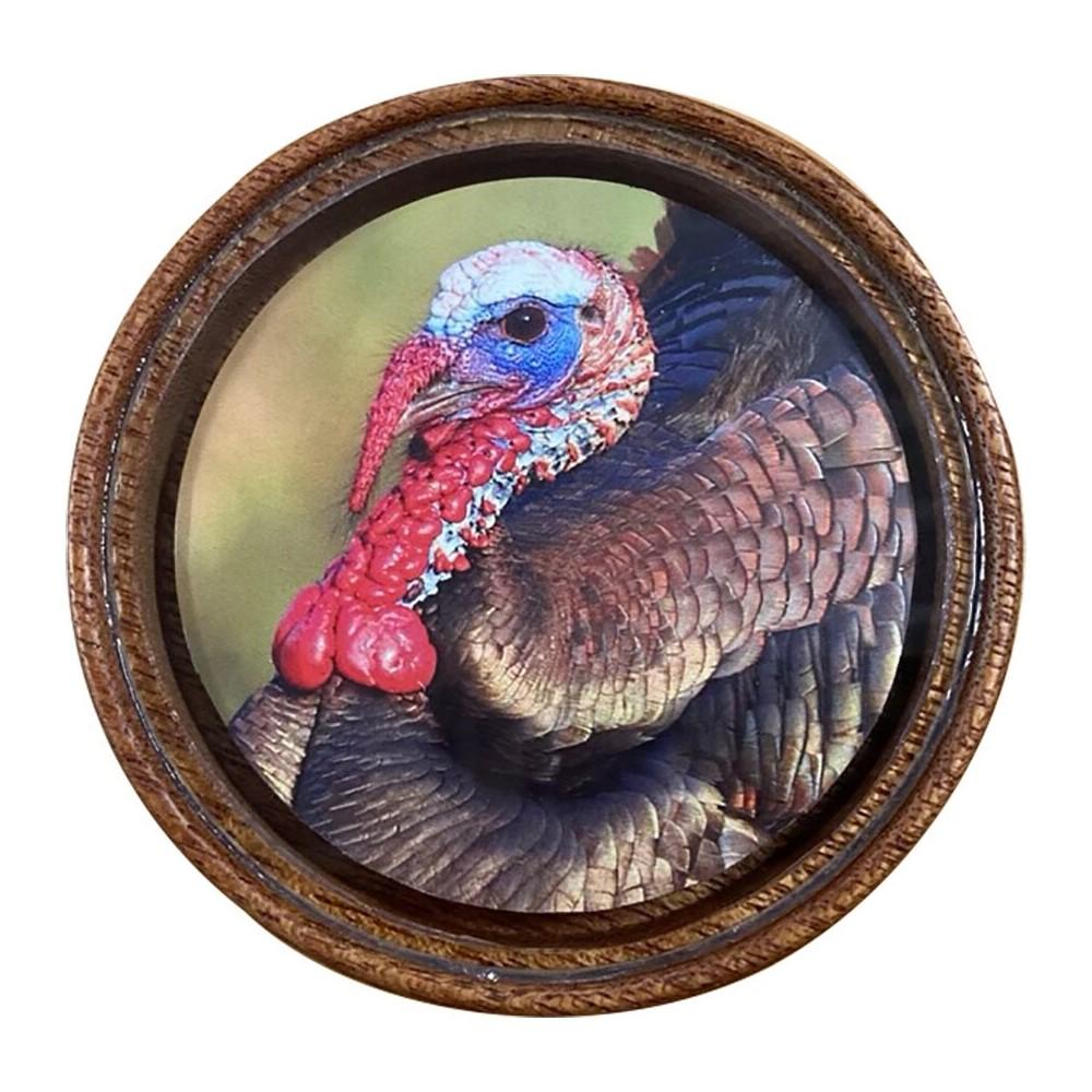 Rock Ridge Outdoors The Grind Bark'n Betty Glass Turkey Pot Call with Hickory Striker