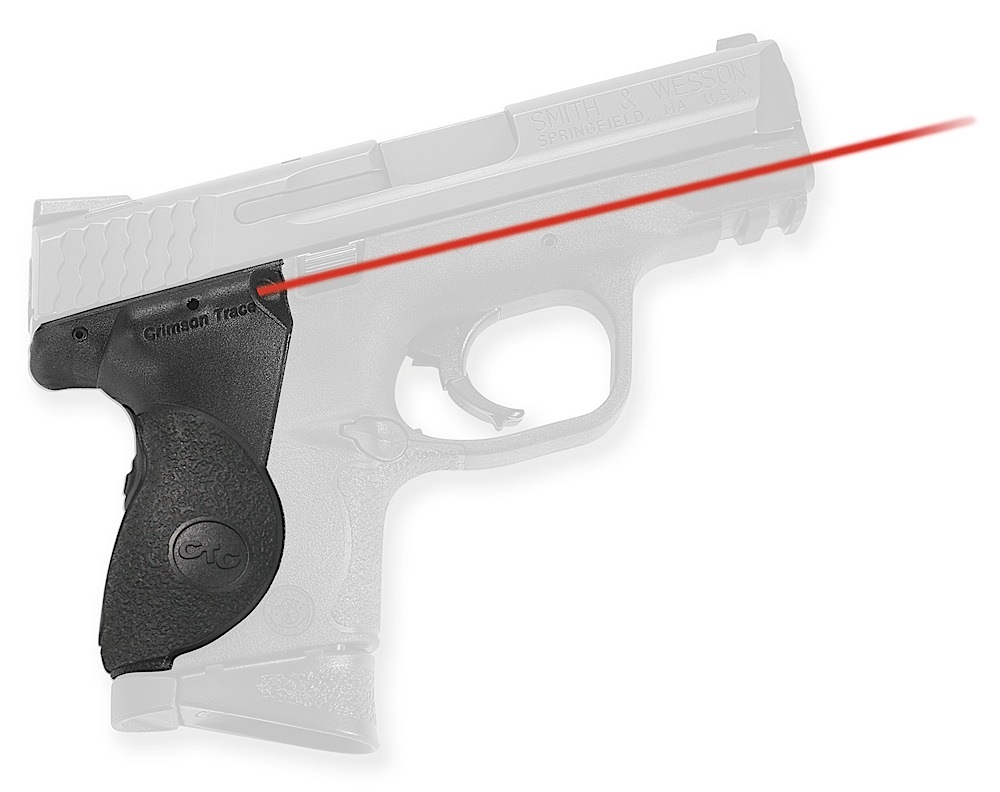 Crimson Trace Semi-Automatic Lasergrip S&W Compact M&P Laser Grip Rear Polymer