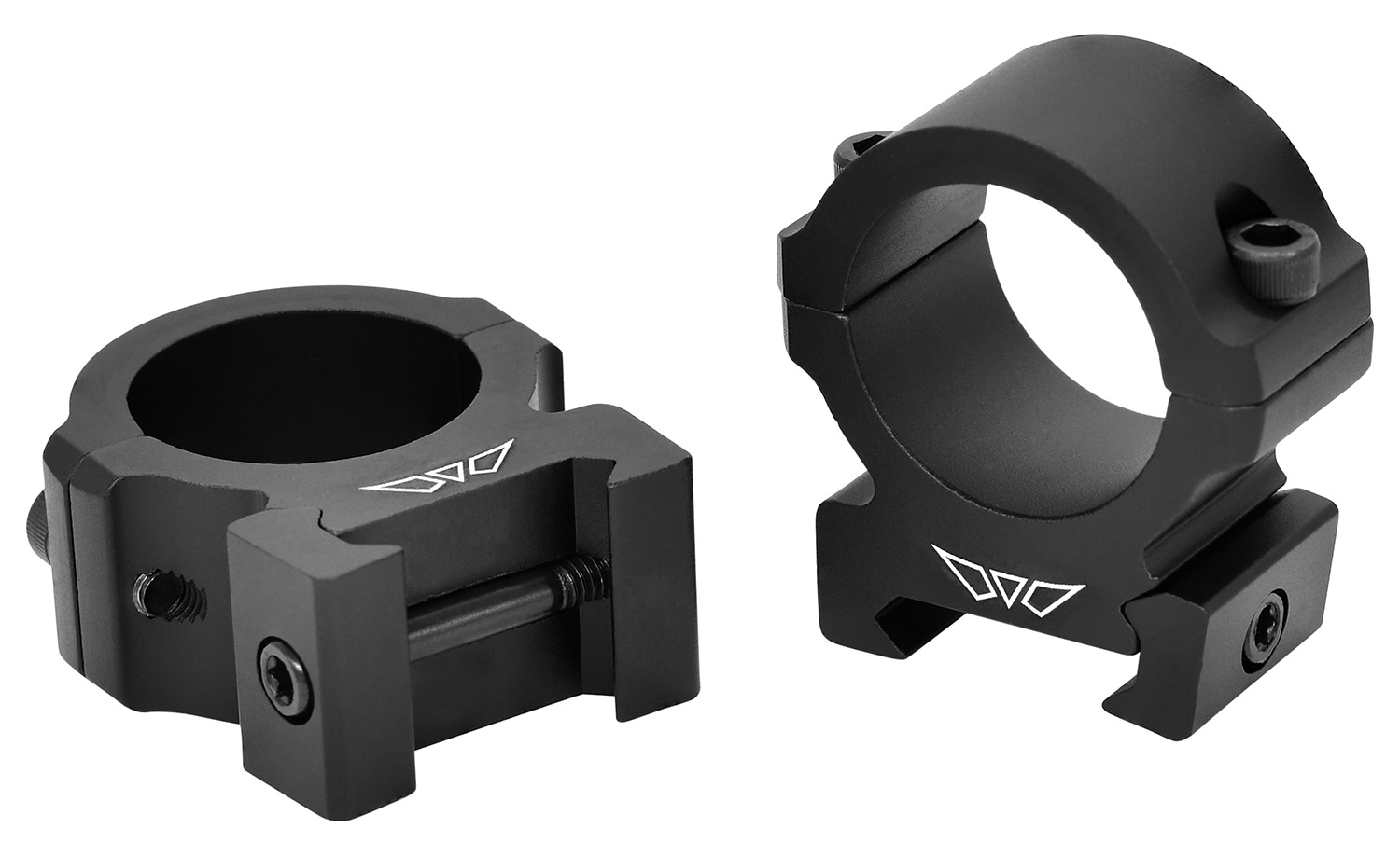 Warne Vapor 2-Piece Horizontal Scope Rings 1" Medium Matte