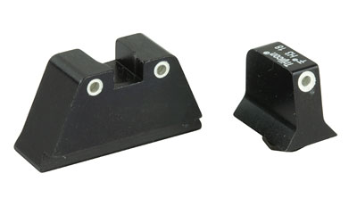 TrijiconInc. Trijicon Bright & Tough Suppressor Sight Set for Glock Large Frames Green with White Front and Rear
